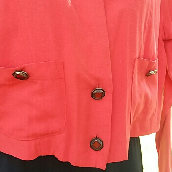 SALE! Timely Trends L/S Red Top (vintage) - Picture 2 of 5